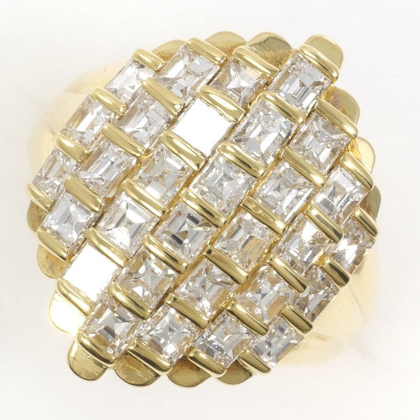 18K Yellow Gold Diamond Ring for Women - Elegant Solitaire Engagement & Wedding Band - Perfect for Proposals, Anniversaries, and Special Occasions