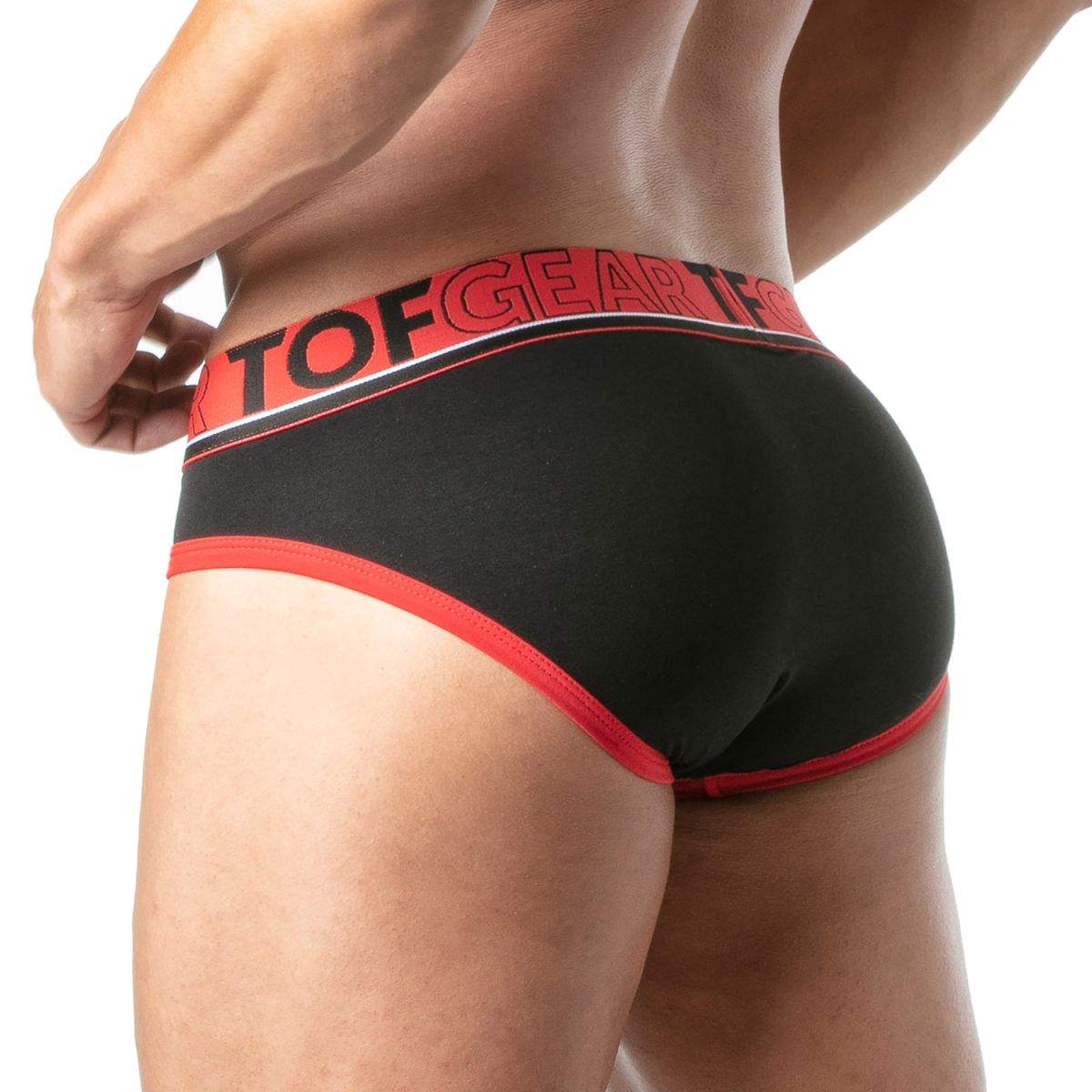 TOF Champions Brief Black - Men's Comfortable Underwear for Daily Wear & Sports - Perfect for Gym, Running, and Everyday Use
