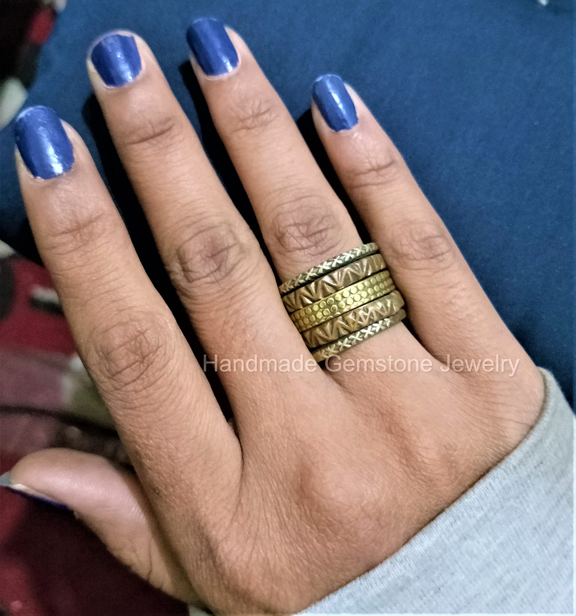 925 Sterling Silver Spinner Ring for Men & Women - Anxiety Relief Fidget Ring, Meditation & Stress Relief Jewelry, Three-Tone Thumb Ring for Focus & Relaxation - Perfect for ADHD, Anxiety & Everyday Wear