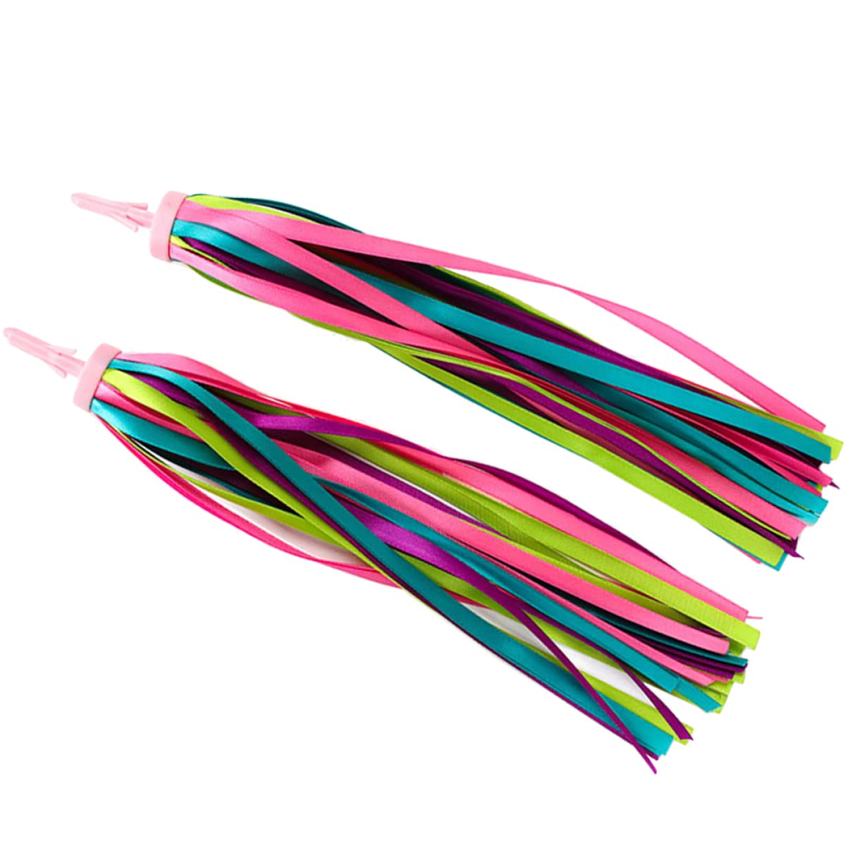 INOOMP Bike Streamers for Kids - 1 Pair Colorful Handlebar Tassels, Scooter Ribbon Accessories for Boys & Girls | Perfect for Birthday Gifts, Cycling Fun, and Outdoor Playtime