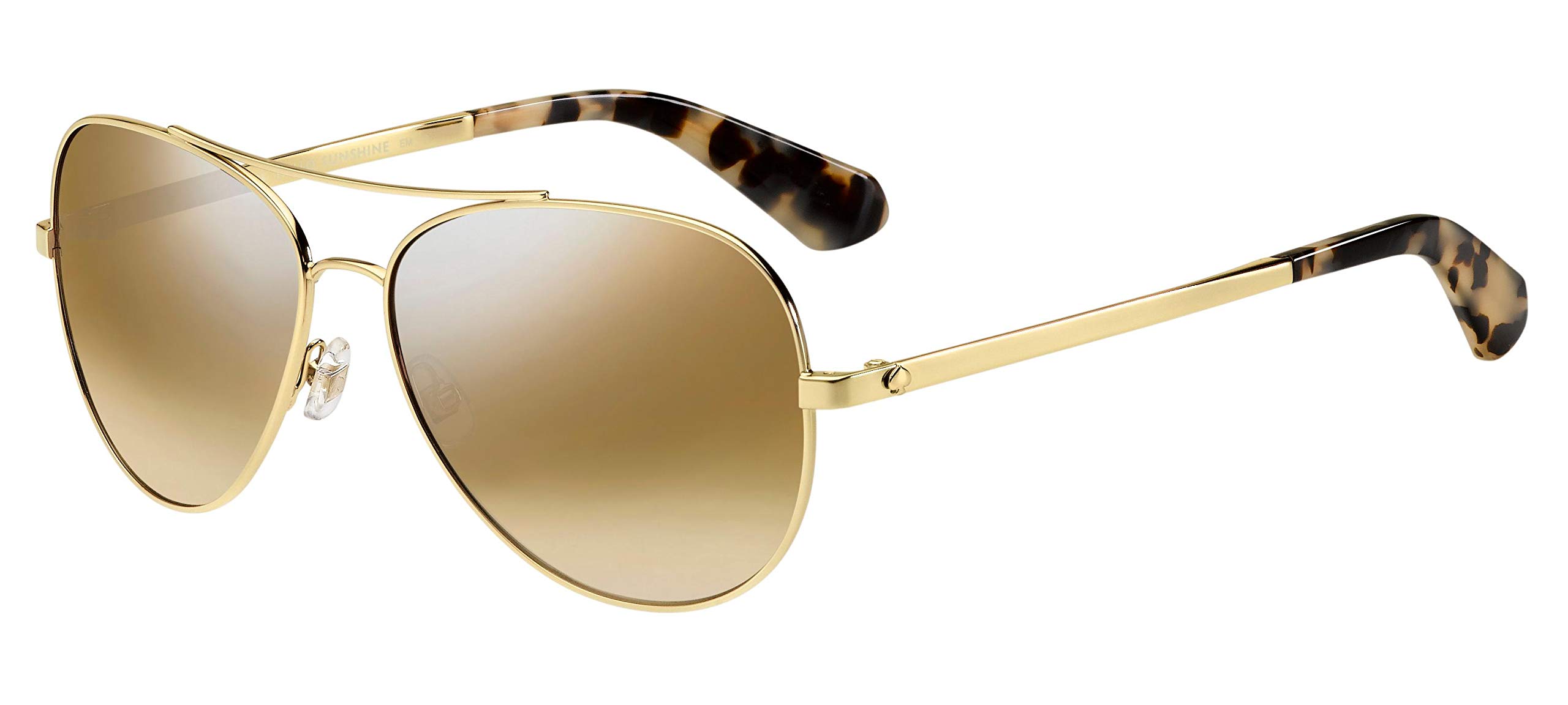 Kate Spade New York Women's Aviator Sunglasses - Polarized UV Protection - Stylish Retro Pilot Shades for Driving, Travel & Outdoor Fashion