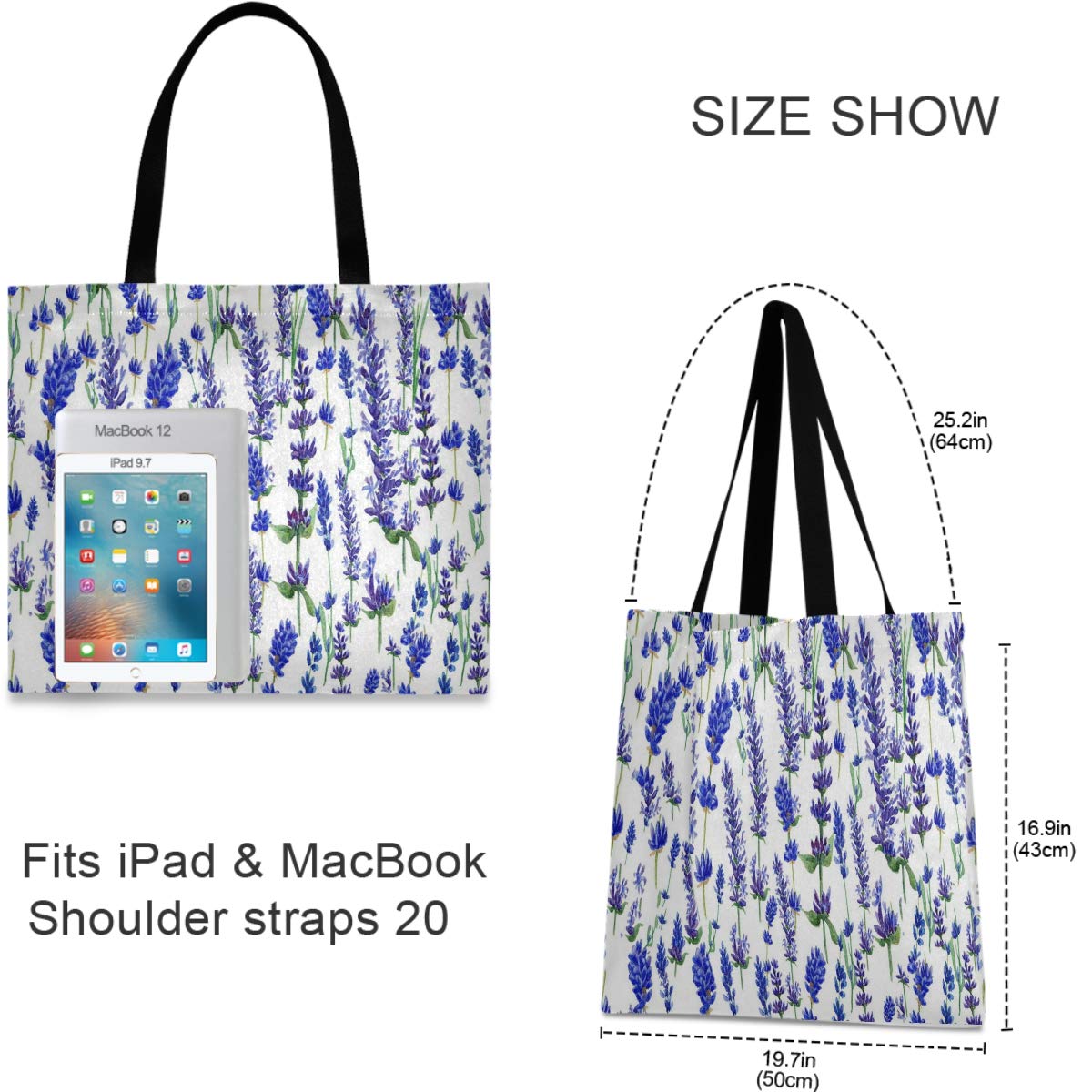Stylish Women Canvas Tote Bag for Gym Hiking Travel & Beach
