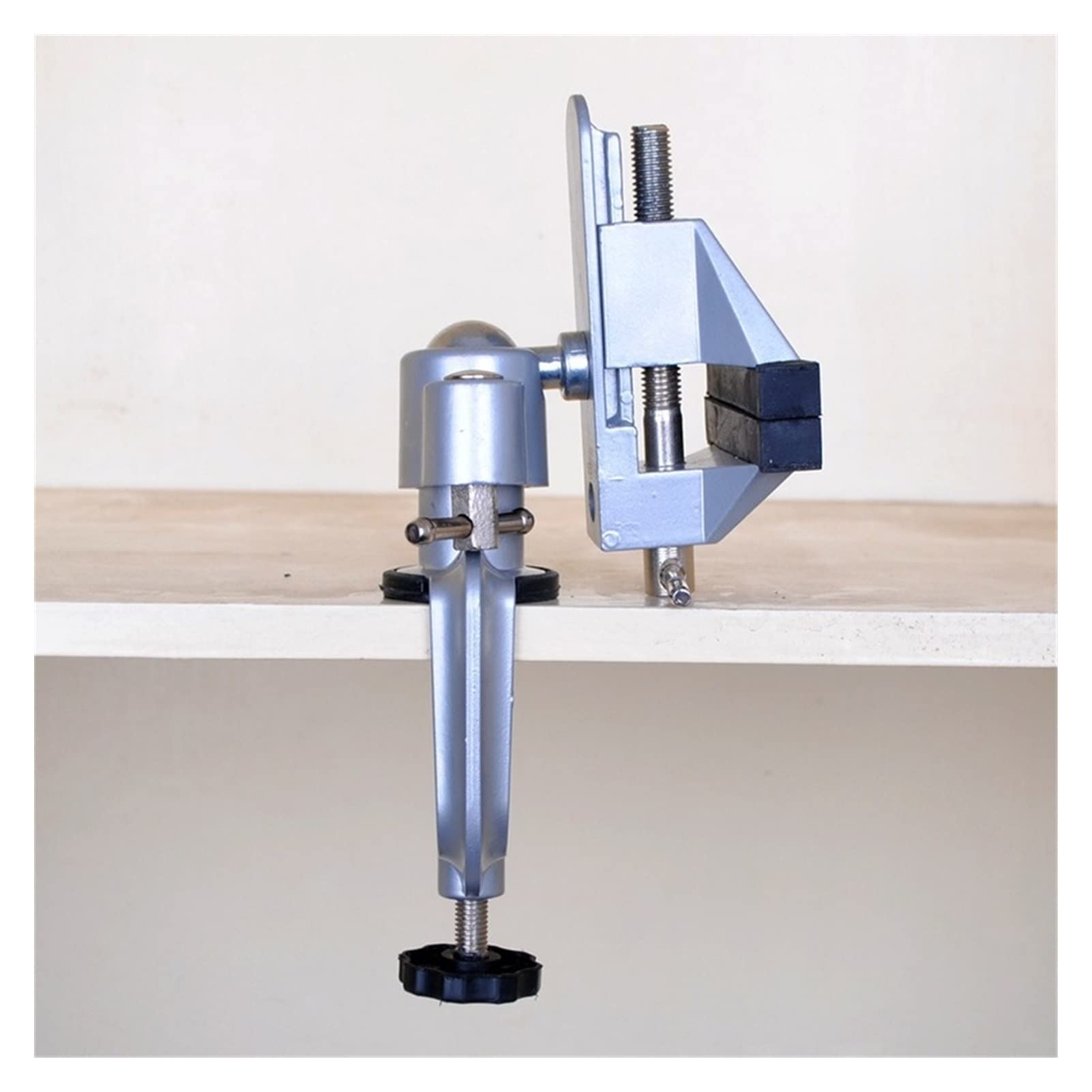 Universal Electric Drill Stand Holder - Swivel Table Vise & Bench Clamp Bracket for Woodworking | Multifunctional Movable Home Vice & Grinder Accessory | Perfect for DIY Projects, Metalworking, and Home Workshop Use