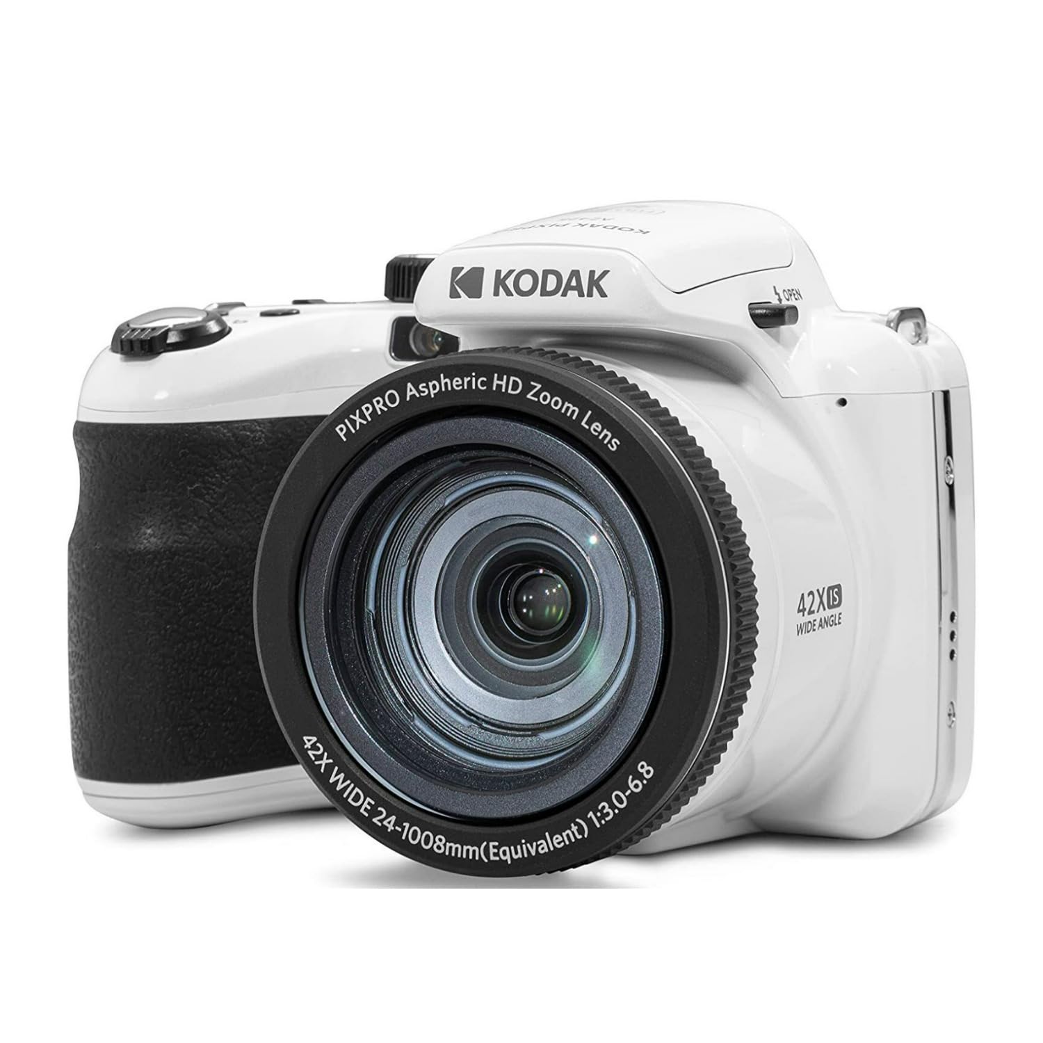 Kodak PIXPRO Astro Zoom AZ425 20MP Digital Camera (White) with 32GB SD Card, Rechargeable Battery, Charger & Case - Perfect for Travel Photography, Family Events & Outdoor Adventures
