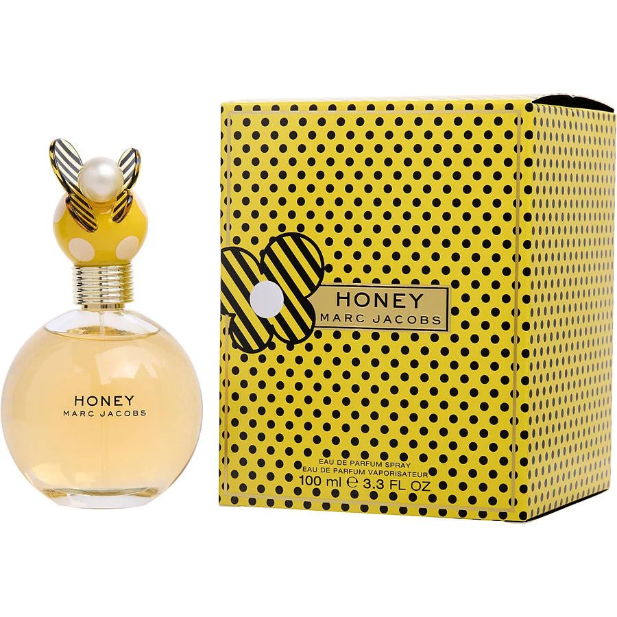 Marc Jacobs Honey Women's Eau De Parfum Spray 3.4 oz - Floral Fruity Perfume for Women, Day & Night Fragrance, Gift for Her - Perfect for Date Night, Office & Special Occasions