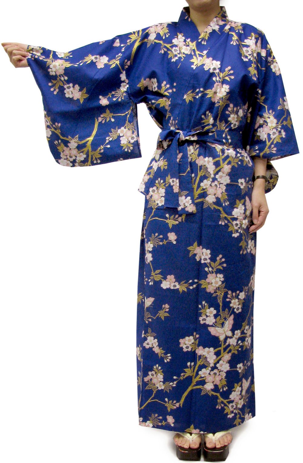 Women's Easy Yukata Robe - Lightweight Cotton Kimono Style Bathrobe for Spa, Lounge & Sleepwear | Perfect for Relaxation, Yoga & Home Comfort