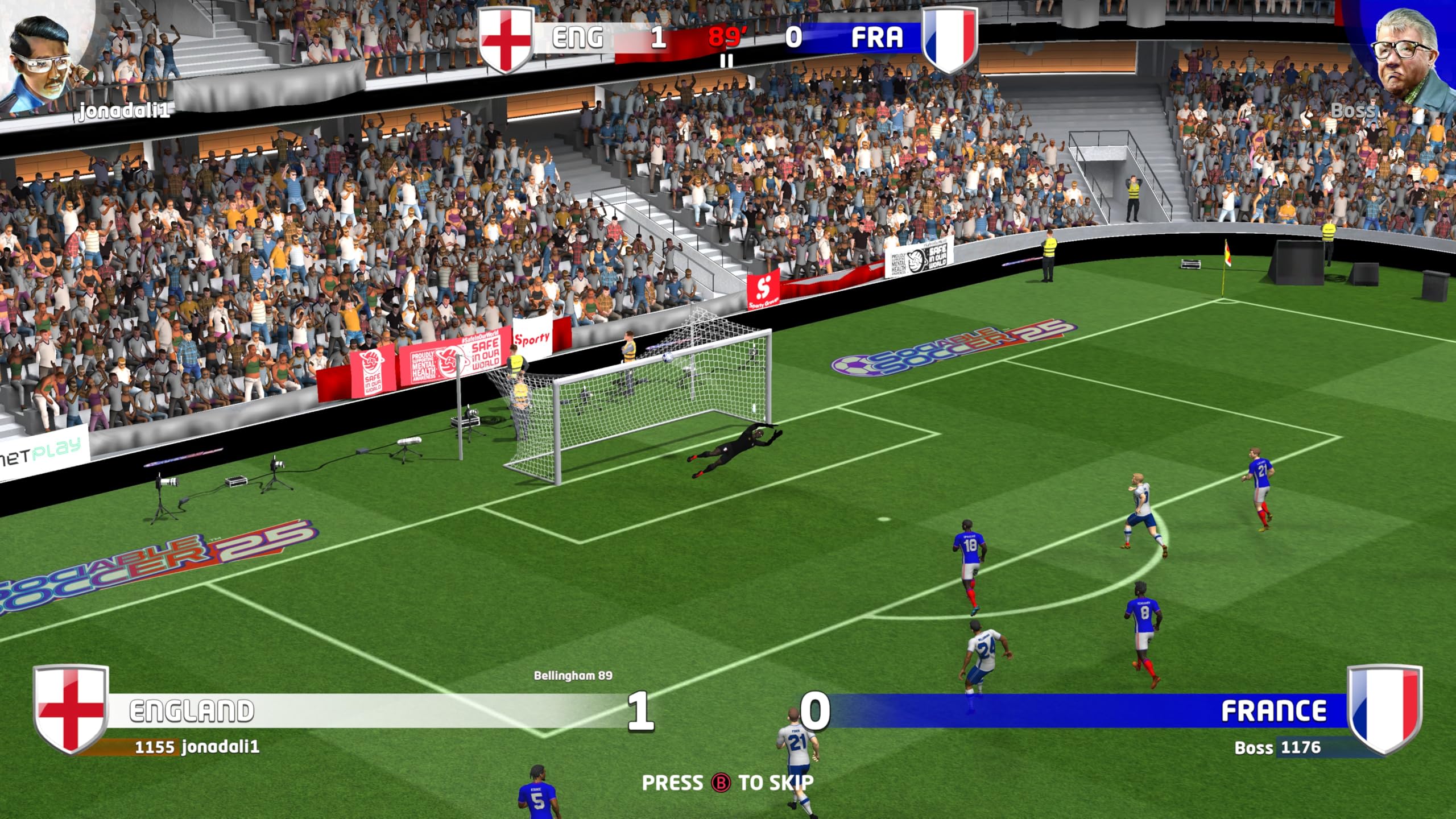 Sociable Soccer 24 - PlayStation 5 Game | Fast-Paced Football Action for PS5 | Perfect for Multiplayer Gaming & Sports Enthusiasts