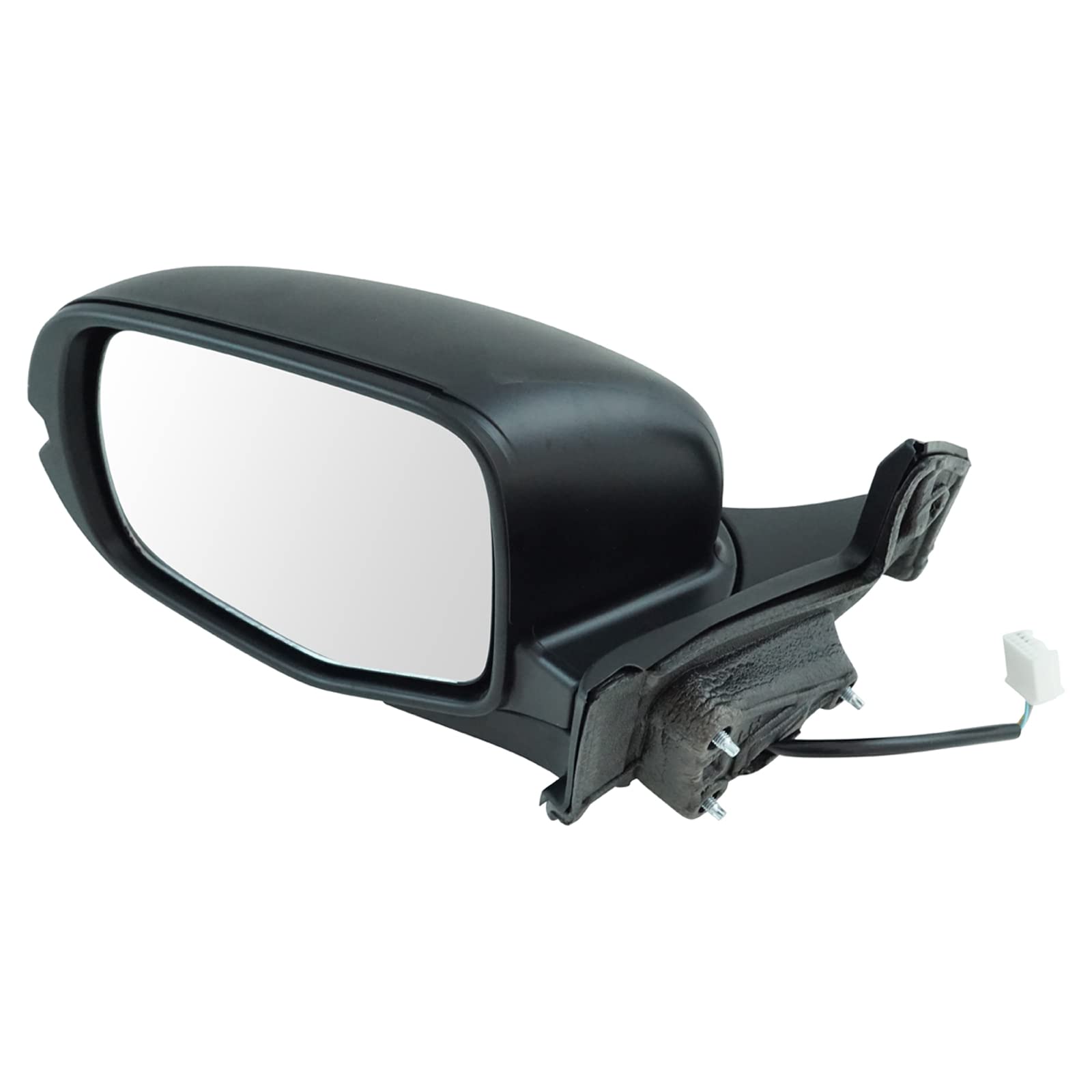 TRQ Side Mirror Replacement for 2016-2017 Honda Pilot & 2017 Ridgeline - Non-Heated, Non-Memory, with Spotter Mirror (Part# HO1320288) - Perfect for Parking Assistance and Blind Spot Visibility