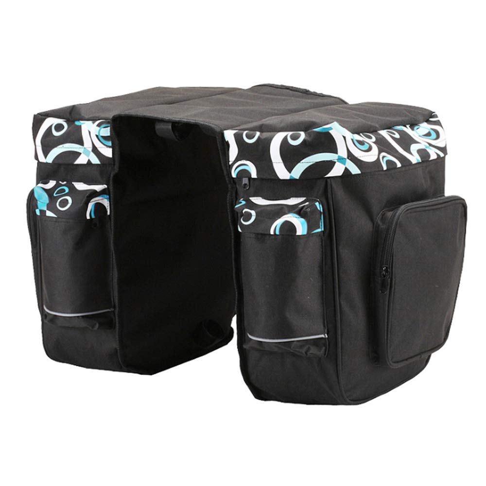 Waterproof 30L Bicycle Rear Rack Bag - Durable Pannier Saddle Bag for Commuting & Outdoor Cycling | Bike Trunk Luggage with Bilateral Carrying Design | Perfect for Road Trips, Grocery Shopping & Adventure Riding