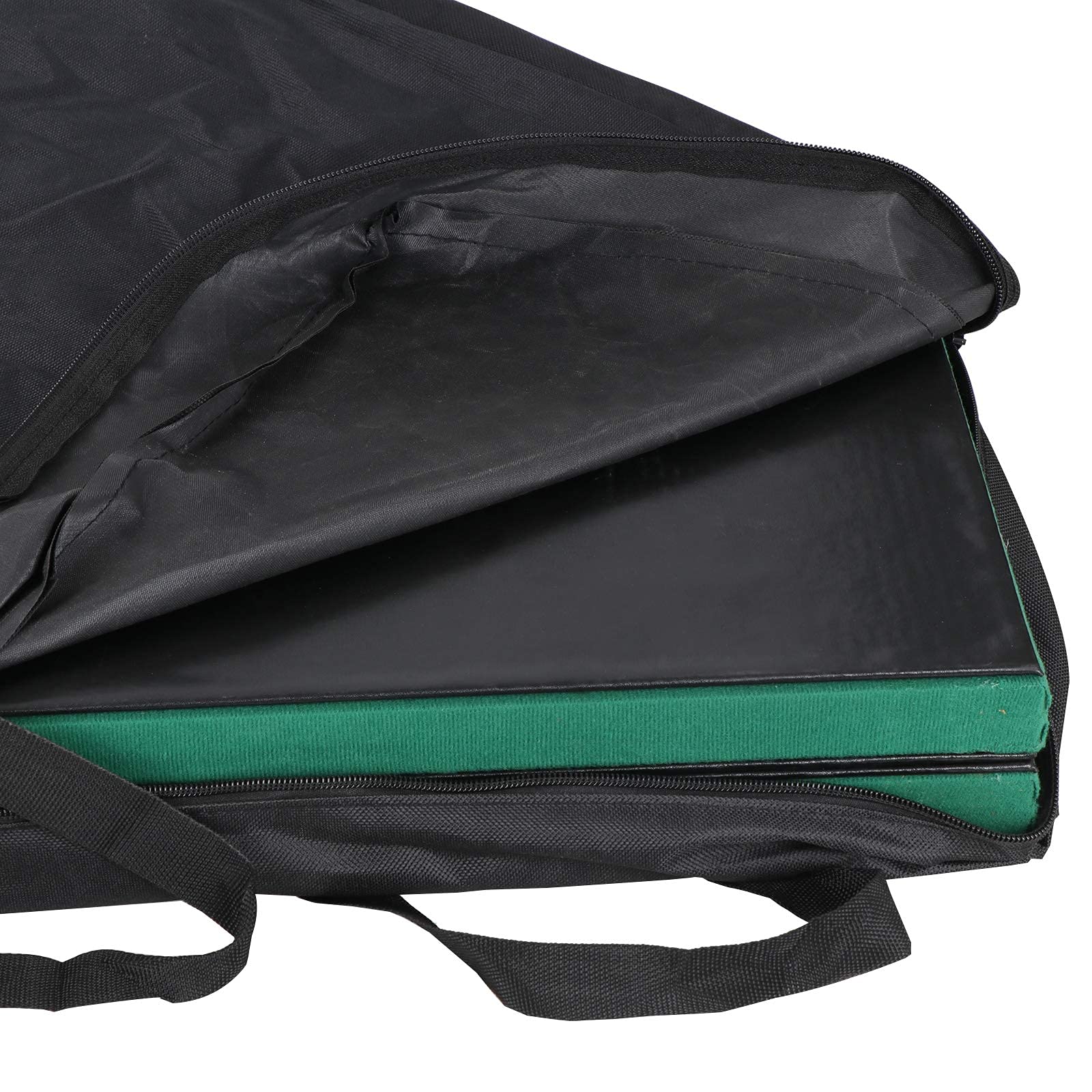 48-Inch Portable Poker Table Top - Foldable Octagon 8-Player Casino Poker Mat with Carrying Case | Perfect for Home Games, Parties & Casino Nights