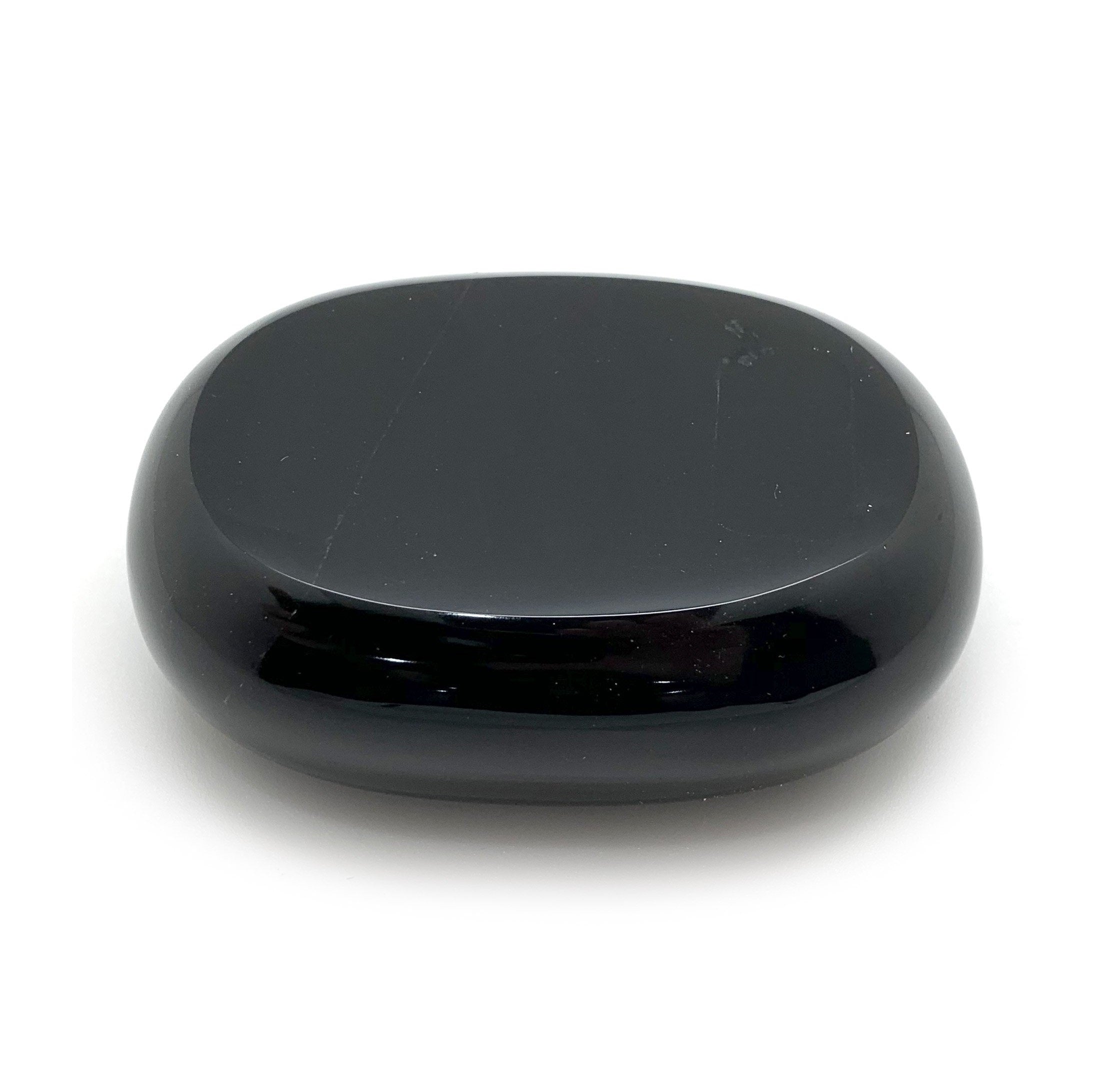 Black Obsidian Large Palm Stone - Healing Crystal for Stress Relief, Meditation & Energy Cleansing | Perfect for Reiki, Chakra Balancing & Spiritual Practices