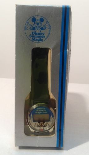 Vintage Disney Mickey Mouse Digital Quartz Watch - Summer Magic 1985 Edition | Collectible Timepiece for Disney Fans, Retro Fashion & Gift Giving