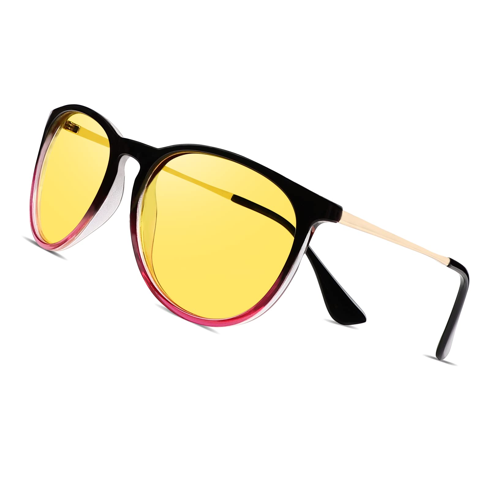 Holota Polarized Night Driving Glasses for Women - Anti Glare HD Night Vision, UV400 Protection - Perfect for Nighttime Commuting & Road Trips