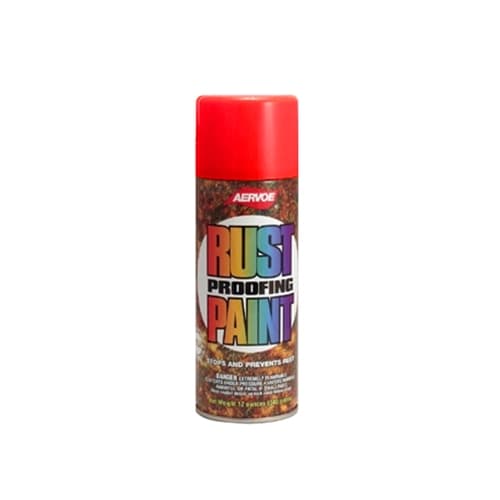 Aervoe 308 12 oz. Brite Red DTM Rust Proof Enamel Paint - High Gloss Finish for Metal, Wood & More - Perfect for Automotive, Industrial & DIY Projects
