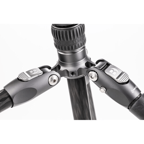 Benro Rhino Carbon Fiber Zero Series Tripod & Monopod with VX20 Ballhead - 5-Section Twist Lock Legs, Lightweight & Durable for Travel, Photography, and Videography - Includes Padded Carrying Case