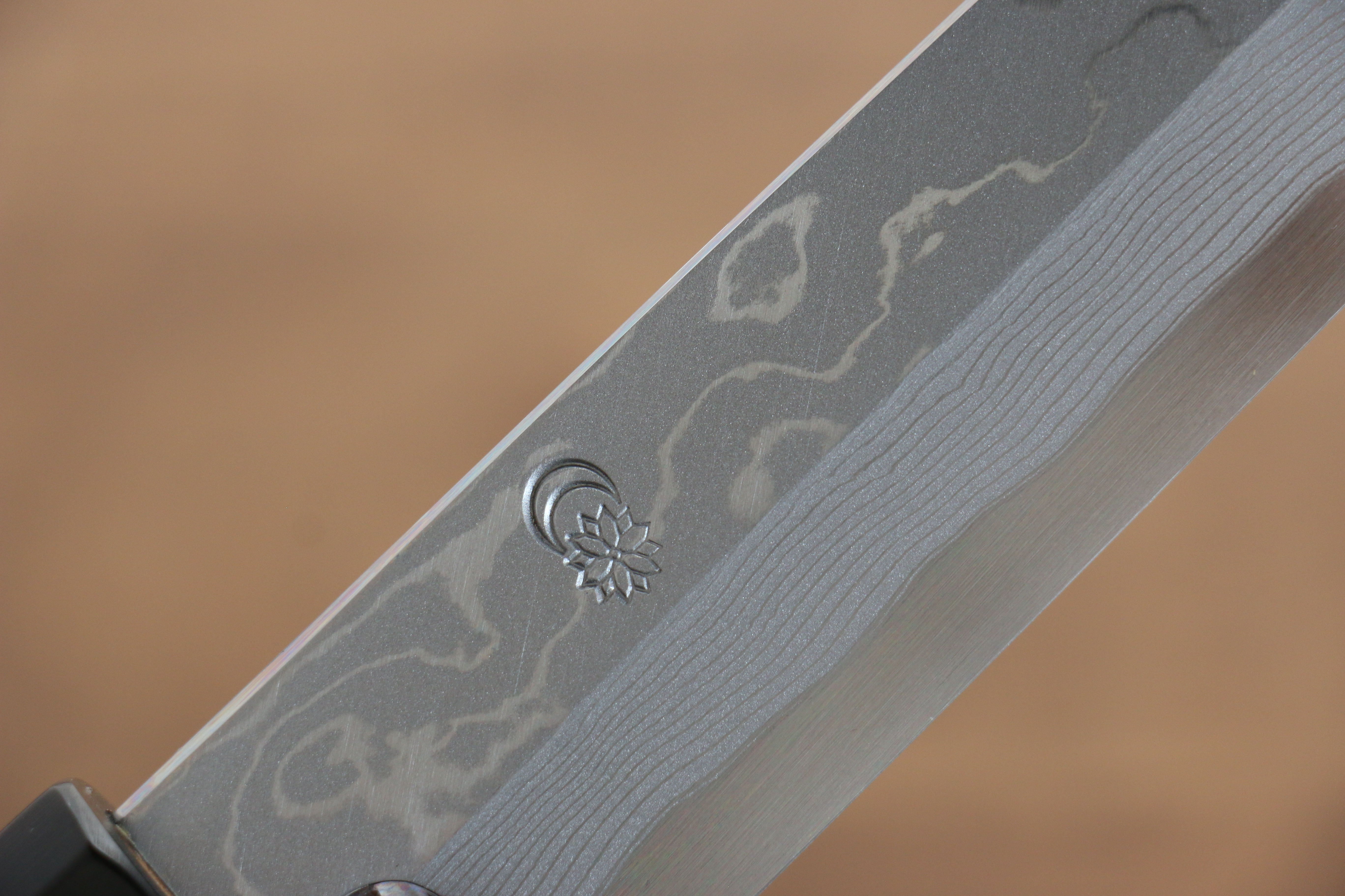 Premium Kikuzuki Blue Steel No.1 Damascus Kiritsuke Yanagiba Knife 270mm - Magnolia Wood Handle - Japanese Sushi & Sashimi Chef Knife for Professional Kitchen & Home Cooking