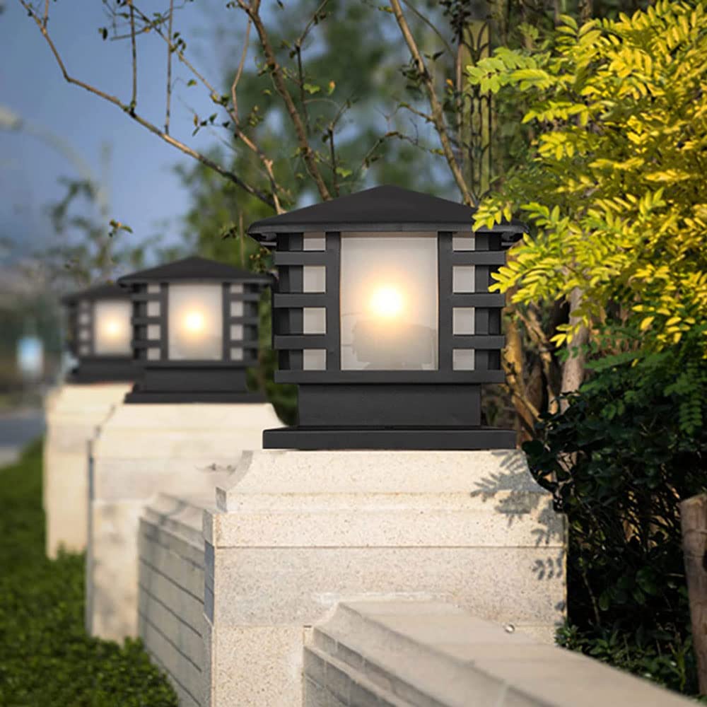 Waterproof Aluminum Pillar Lights - Outdoor Column Lights for Garden, Patio & Fence