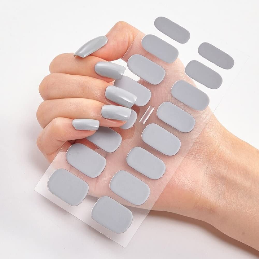 5 Sheet Self-Adhesive Nail Sticker Set - DIY Nail Wraps with Glitter, Sequins & Powder for Nail Art Decoration (CS-12) | Perfect for Home Manicures, Parties & Special Occasions