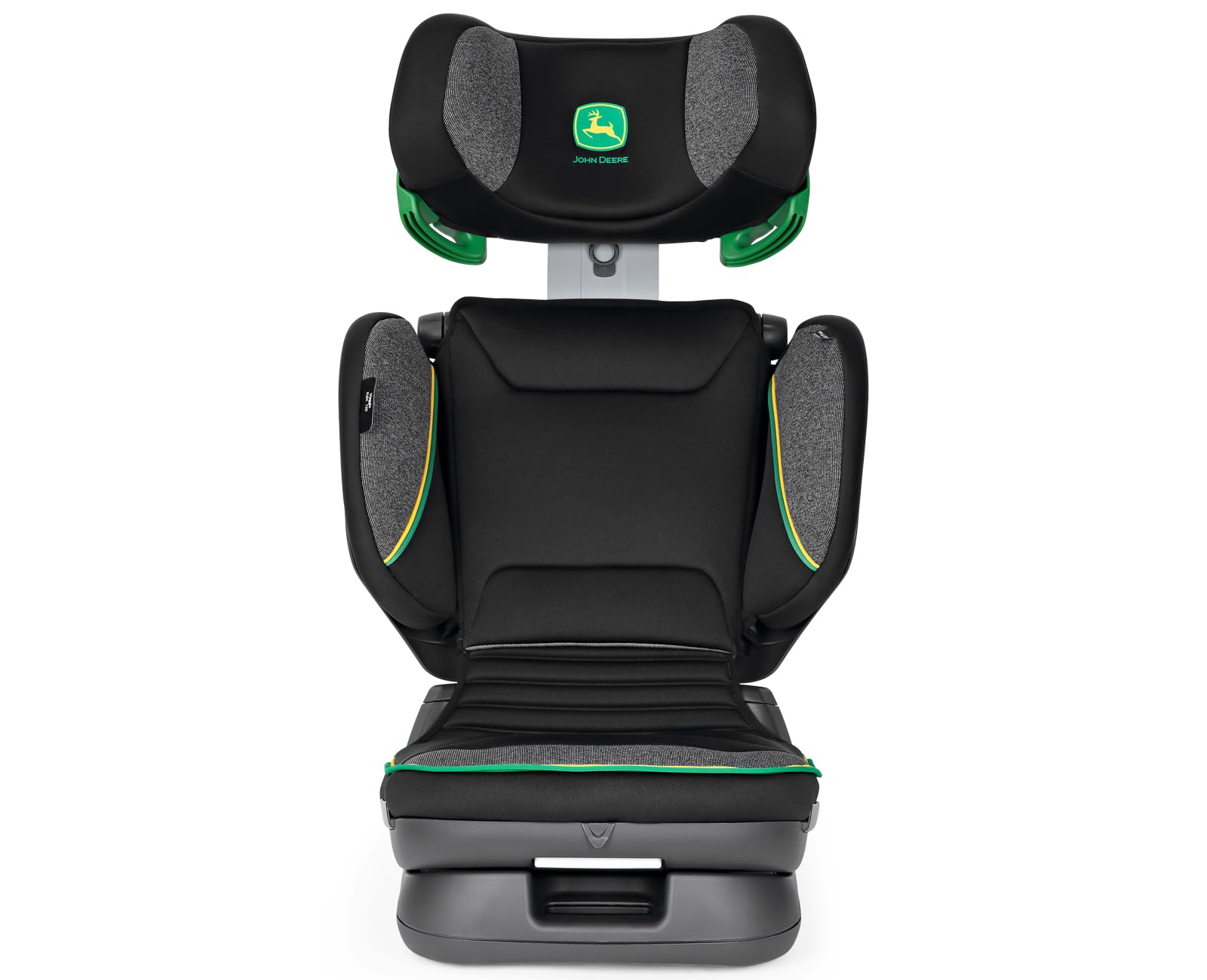 Peg Perego Viaggio Flex 120 Booster Car Seat for Kids 40-120 lbs | High Back & Adjustable | Made in Italy | John Deere Black/Green Design | Perfect for School, Travel & Road Trips