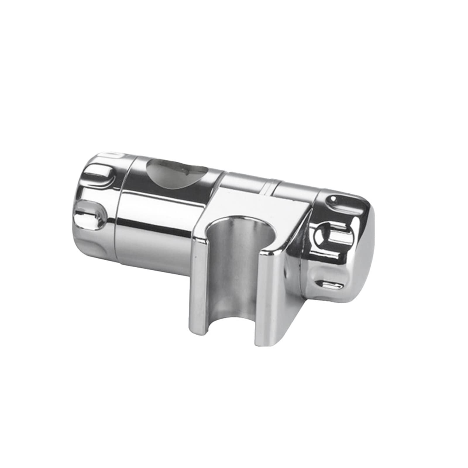 Adjustable Shower Head Holder - Chrome-Plated Bathroom Shower Bracket for Handheld Spray - Durable Bath Accessories for Spa-Like Relaxation at Home