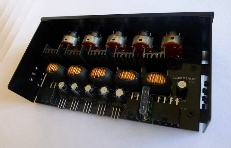 Lamptron CM615 6-Channel Fan Controller with Network Remote Control - Perfect for PC Cooling, Gaming Rigs & Home Server Management