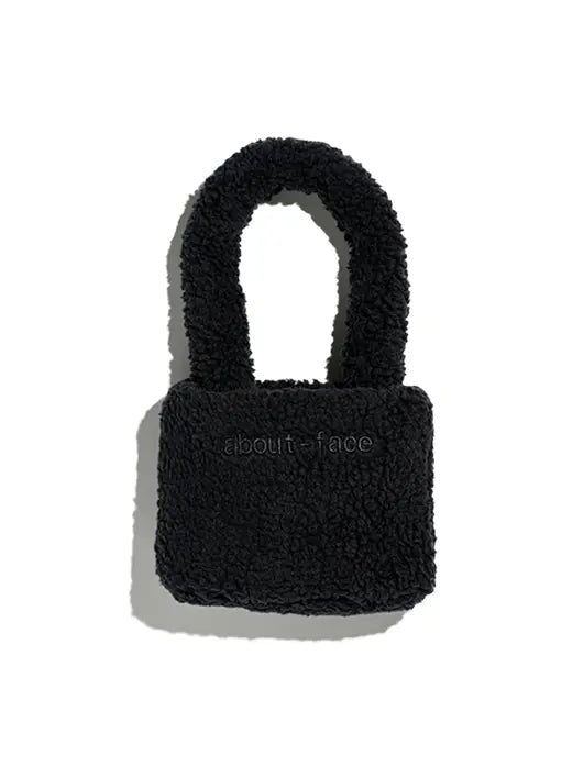Mini Fluffy Crossbody Bag - Black | Trendy Soft Faux Fur Handbag for Women | Perfect for Parties, Dates & Everyday Use