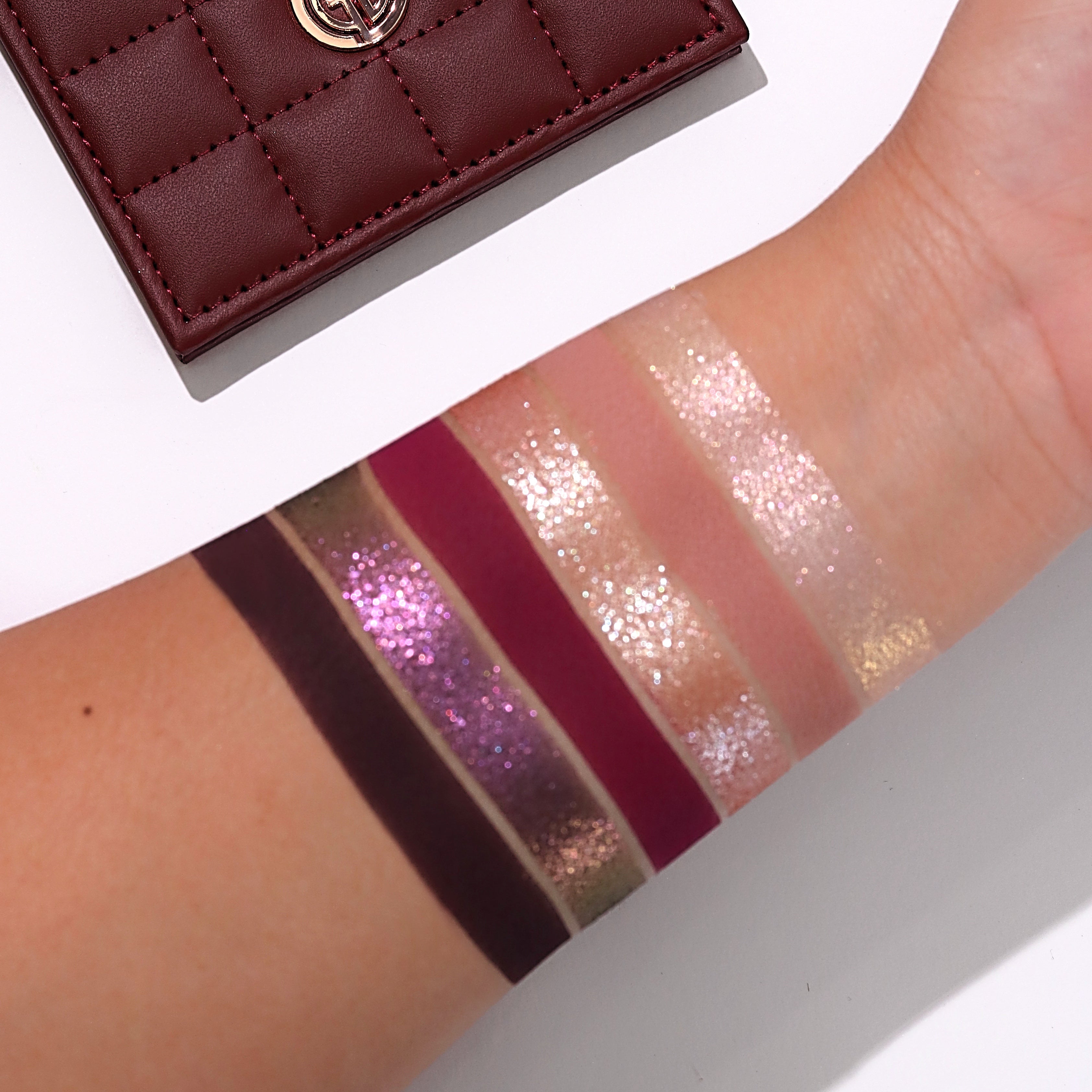 Entrancing Eyes Mini Eyeshadow Palette - 12 Pigmented Matte & Shimmer Shades for Day & Night Makeup Looks | Perfect for Parties, Weddings & Everyday Glam