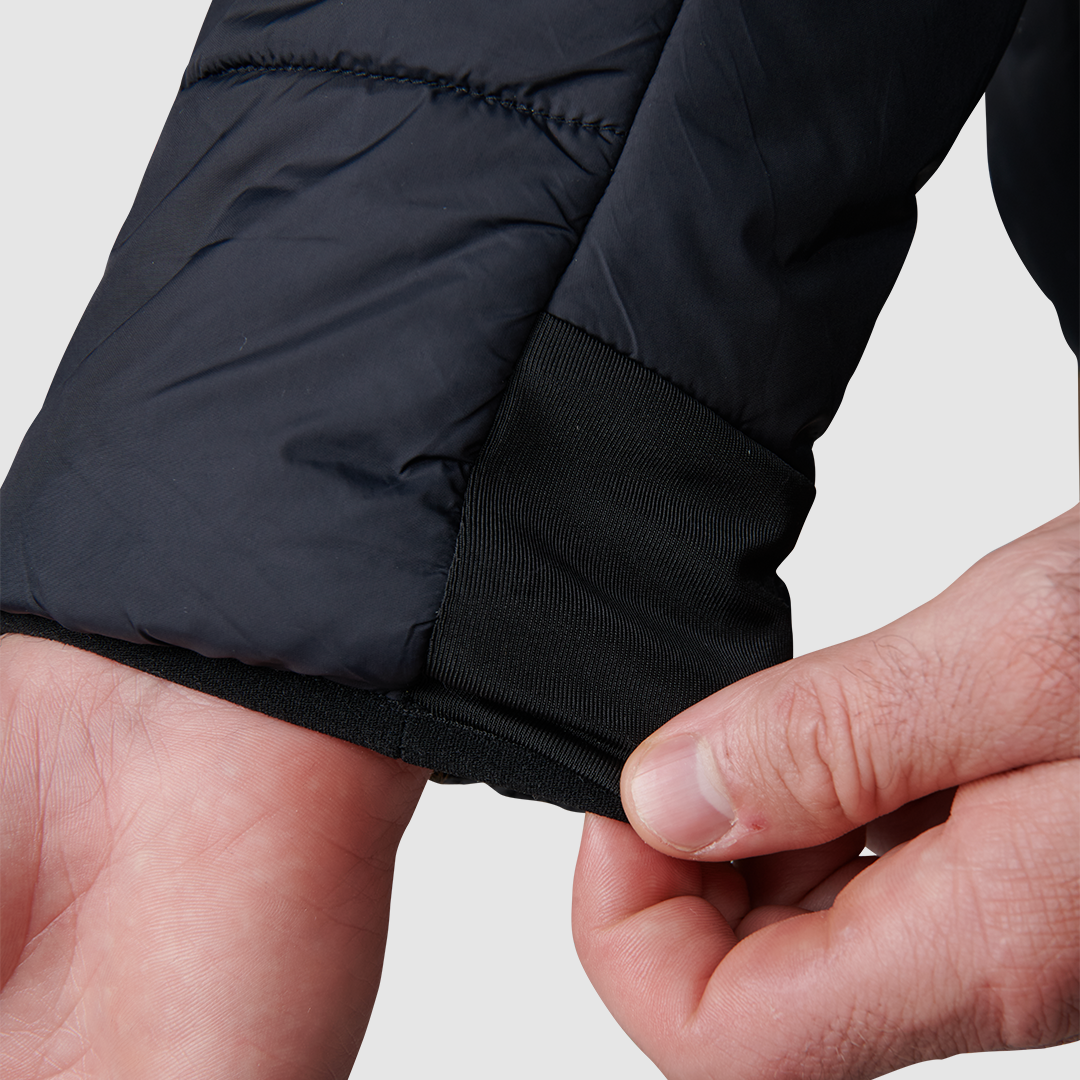 Men's Winter Tundra Jacket - Waterproof Windproof Insulated Outdoor Coat for Hiking & Camping - Black