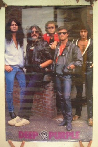 Deep Purple Band Vintage Poster - Classic Rock Wall Art for Home, Office & Music Room Decor