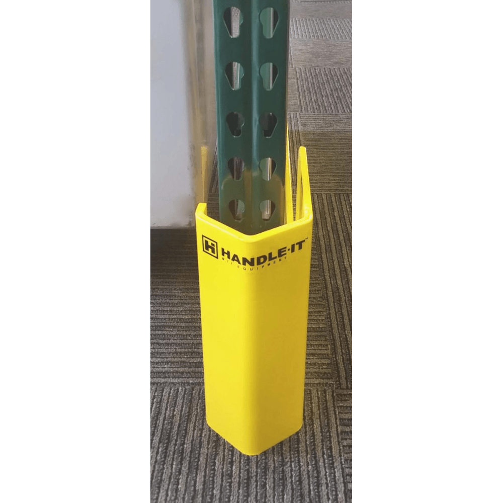 Double-Ended Space-Saving End of Aisle Rack Protector - Durable Store Display Protector for Retail Shelving & Warehouse Organization