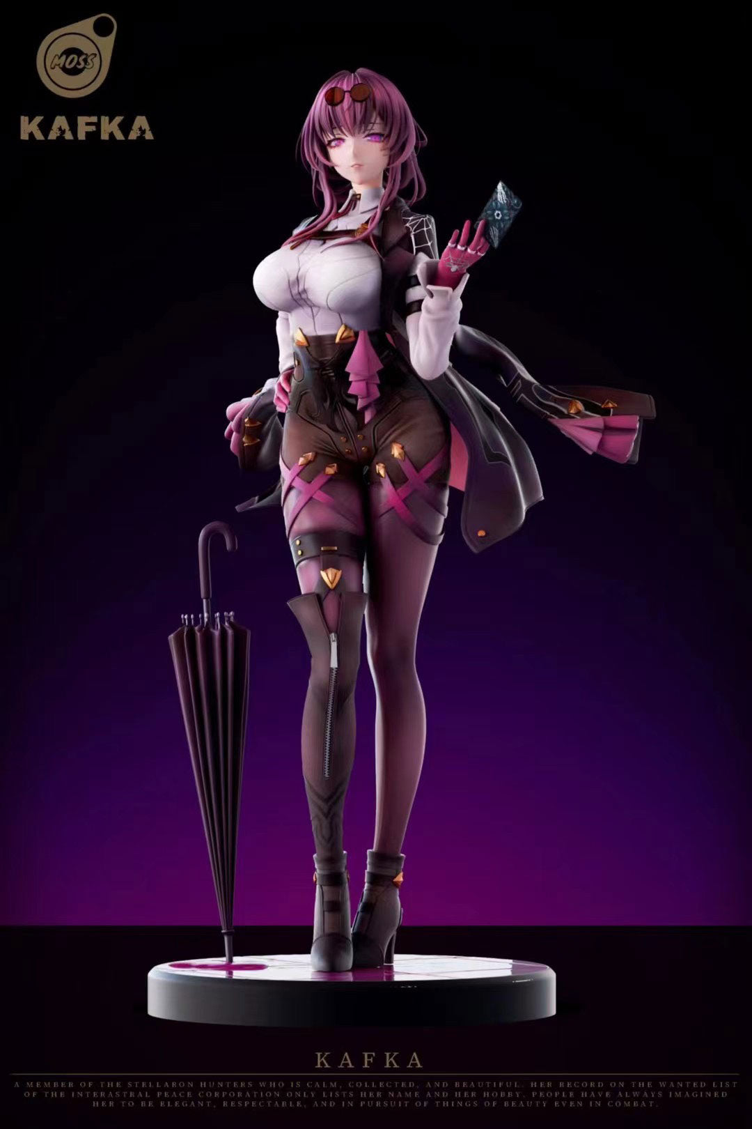 MOSS Studio Honkai: Star Rail Kafka Action Figure - Collectible Anime Character Model for Honkai Impact Fans | Perfect for Display, Gaming Decor, and Cosplay Props