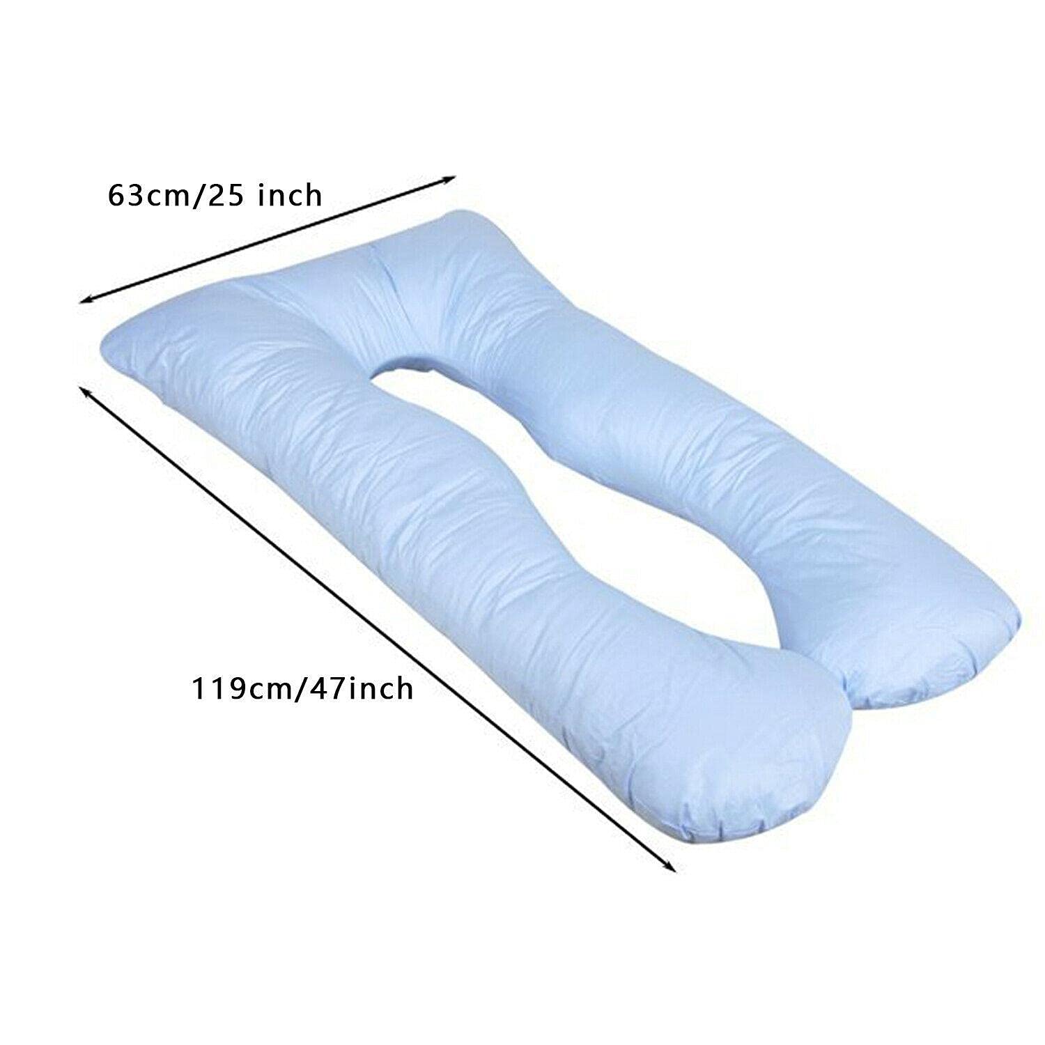 **Best U-Shaped Pregnancy Pillow for Maternity Support – Contoured Body Pillow (60x120cm) for Extra Comfort – Perfect for Sleeping, Back Pain Relief & Side Sleepers**    *(Ideal for Pregnant Women, Nursing Moms & Comfort Seekers – Great for Beds, Couches & Relaxation)*