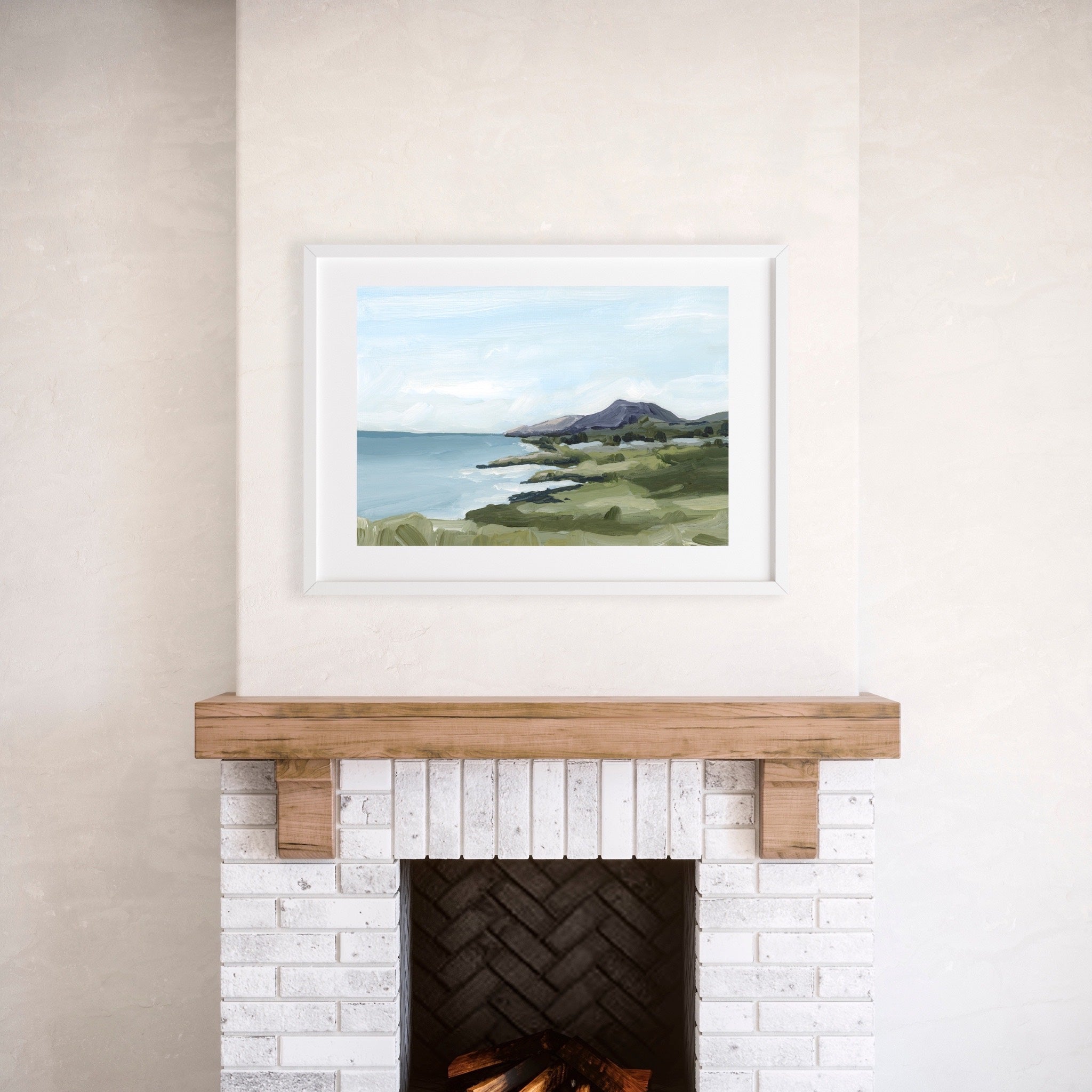 Diamond Head II Art Print - Stunning Hawaiian Landscape Wall Decor for Living Room, Bedroom & Office | Premium Canvas & Framed Options