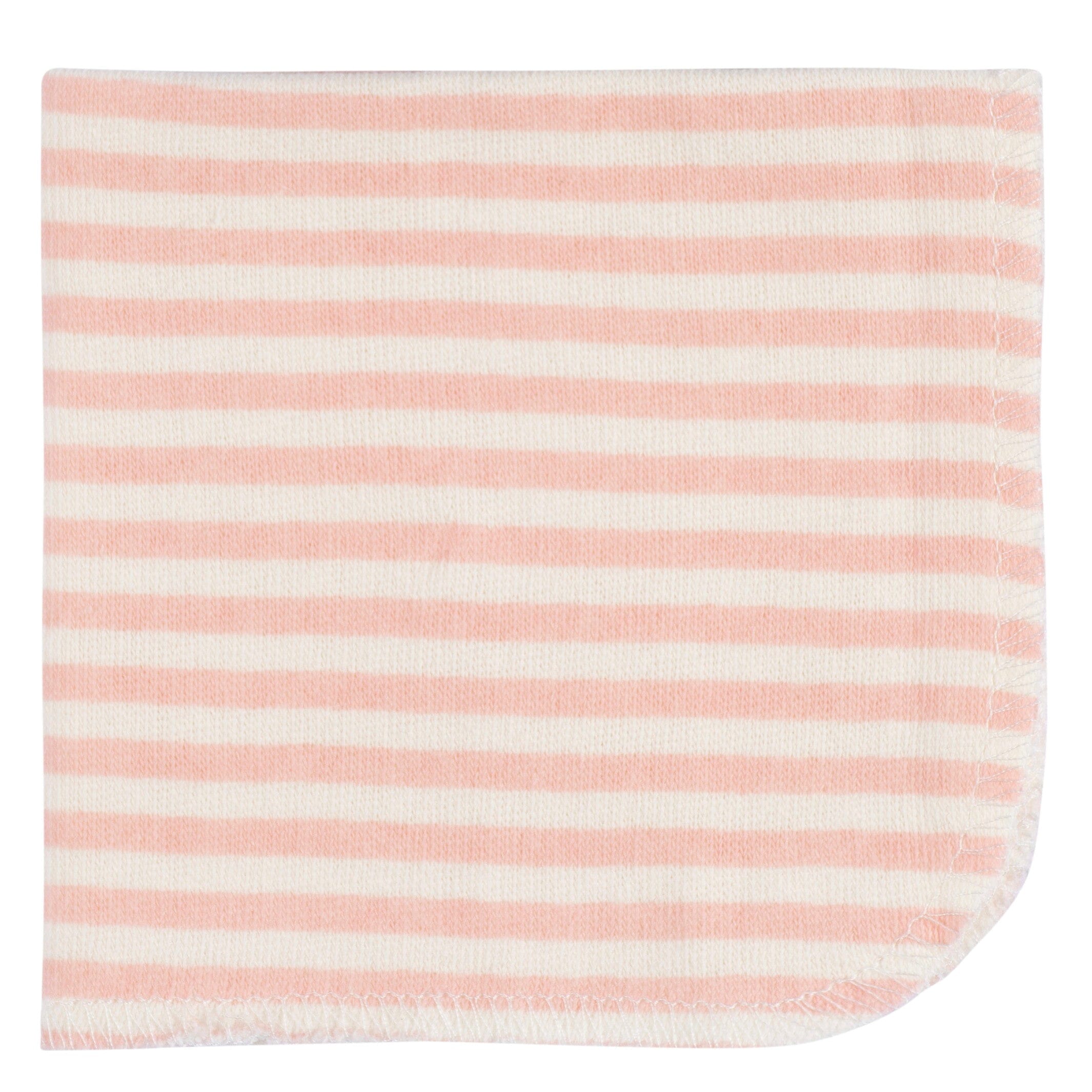 10 Pack Baby Girls Kitty Floral Washcloths - Soft Cotton Wash Cloths for Newborns & Toddlers - Cute Kitty Floral Design Baby Washcloths for Bath Time, Face Cleaning & Gentle Skin Care
