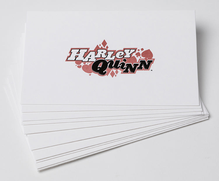 DC Comics Harley Quinn Foil Note Cards - Set of 10 Premium Greeting Cards for Birthday, Thank You & Special Occasions - Perfect for Collectors & Comic Book Fans