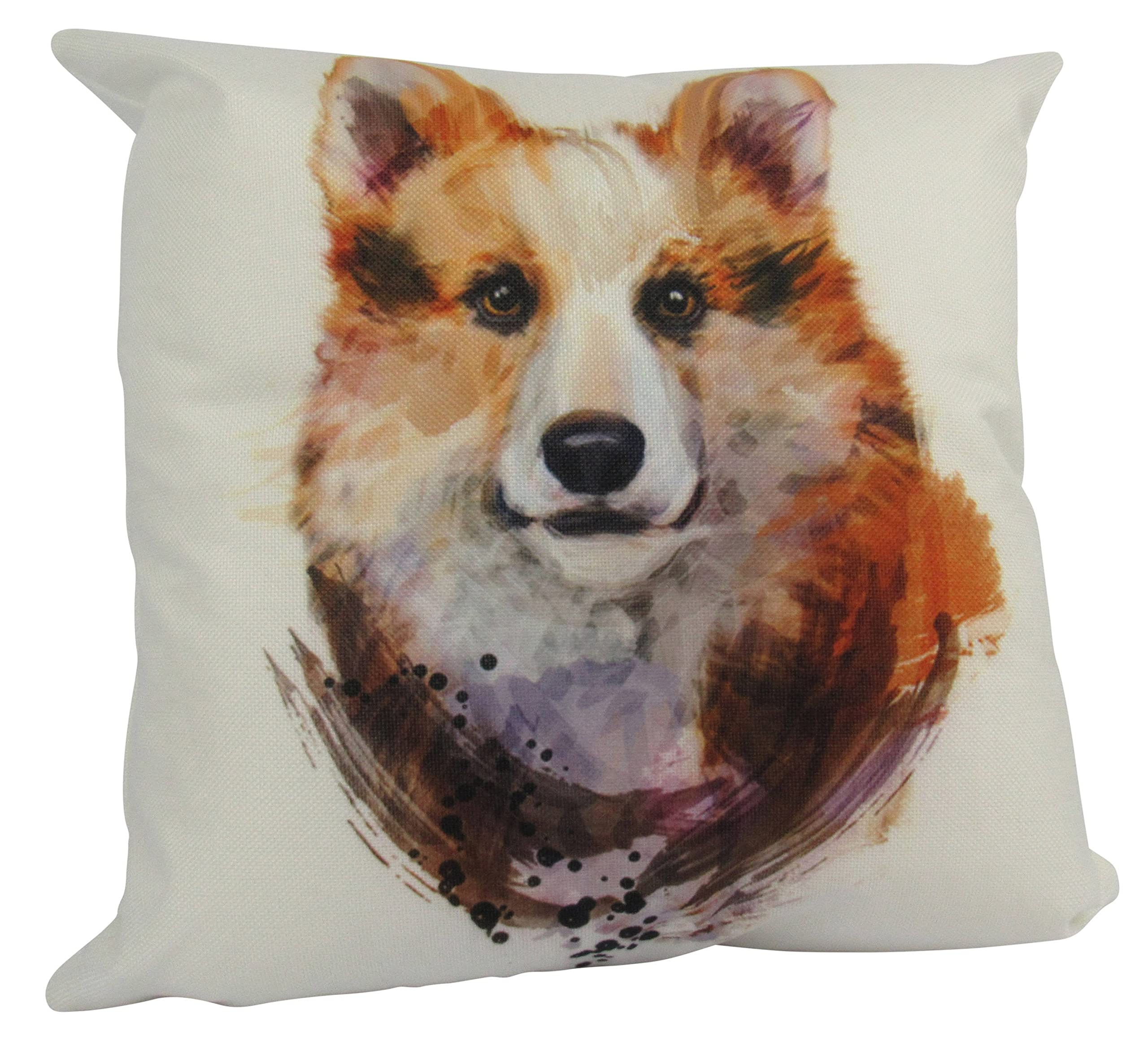 Corgi Dog Pillow Cover - Custom Corgi Lover Gift for Dog Moms - Soft Throw Pillow Case for Home Decor, Living Room, Bedroom & Nursery
