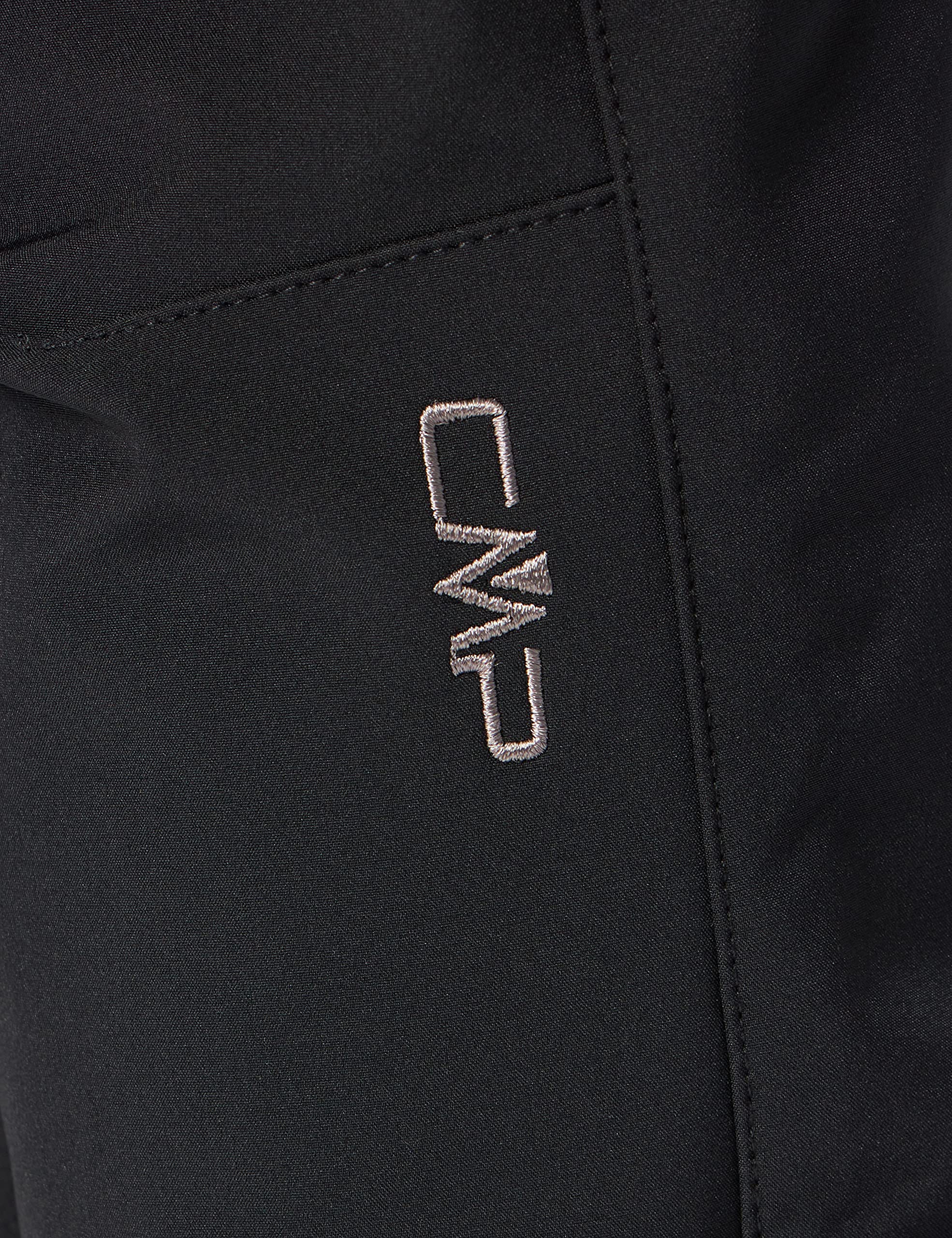Men's Softshell Trousers - Waterproof & Windproof Outdoor Pants - Size 46 Black - Perfect for Hiking, Camping & Winter Activities