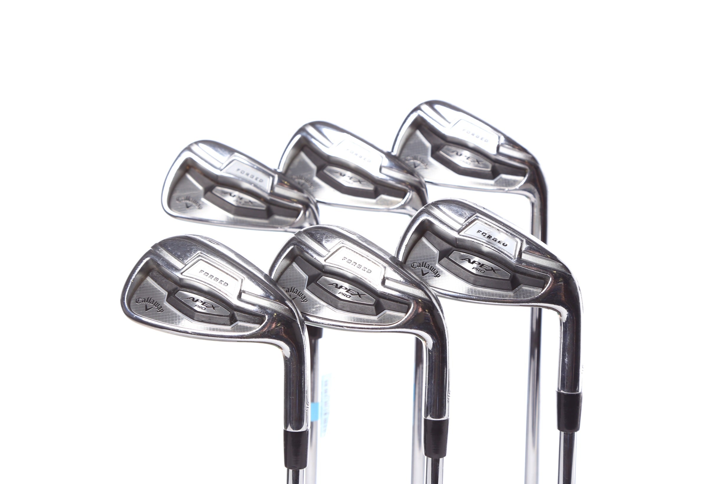 Used Callaway Apex Pro 16 Iron Set 5-PW Right Handed Regular Flex Golf Clubs for Men - Perfect for Mid-Handicap Players on the Course