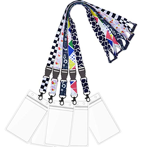 5 Pack Lanyard With Badge Holder