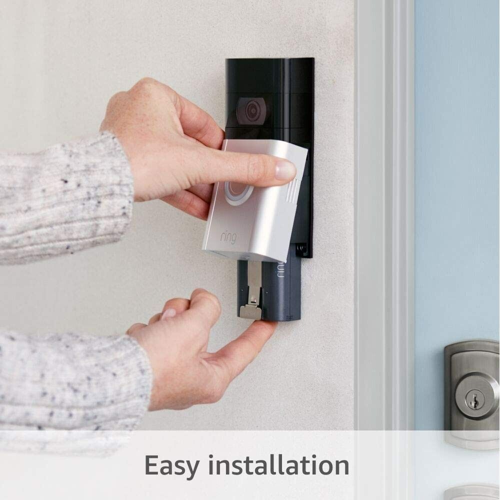 Quick Release Battery for Ring Doorbell 2, 3, 4, Stick Up Cam & Spotlight Cam - Easy Replacement & Installation - Perfect for Home Security & Smart Doorbell Accessories