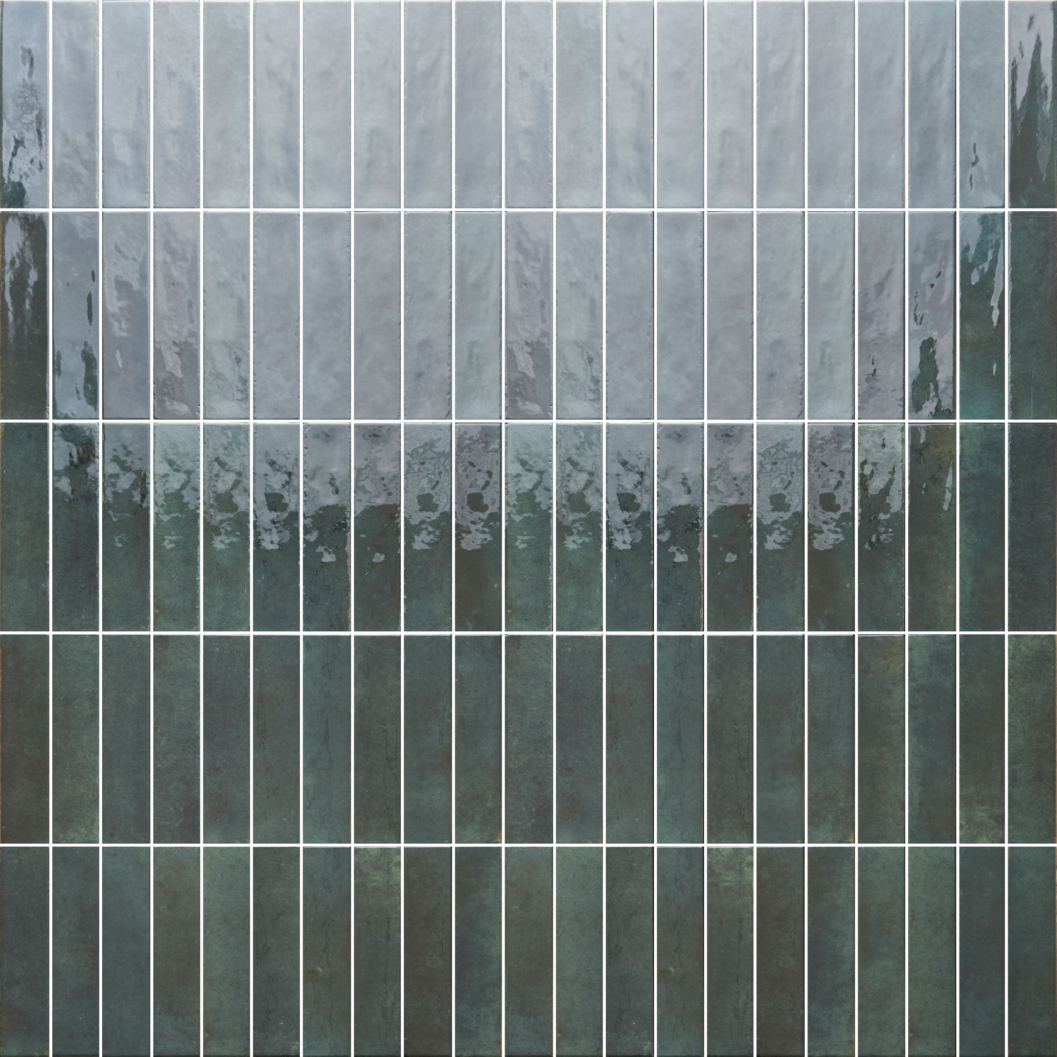 Chelsea Soho Zellige Porcelain Tile - Handmade Moroccan Style Glazed Ceramic Tiles for Kitchen Backsplash, Bathroom, and Flooring - Orange County Collection