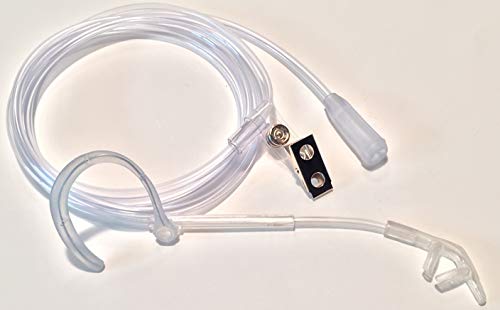 Oxy-Breather Starter Set (4 Feet) - Single Sided Comfortable Oxygen Cannula for Home & Travel Use - Lightweight Nasal Oxygen Tube for COPD, Sleep Apnea & Respiratory Therapy