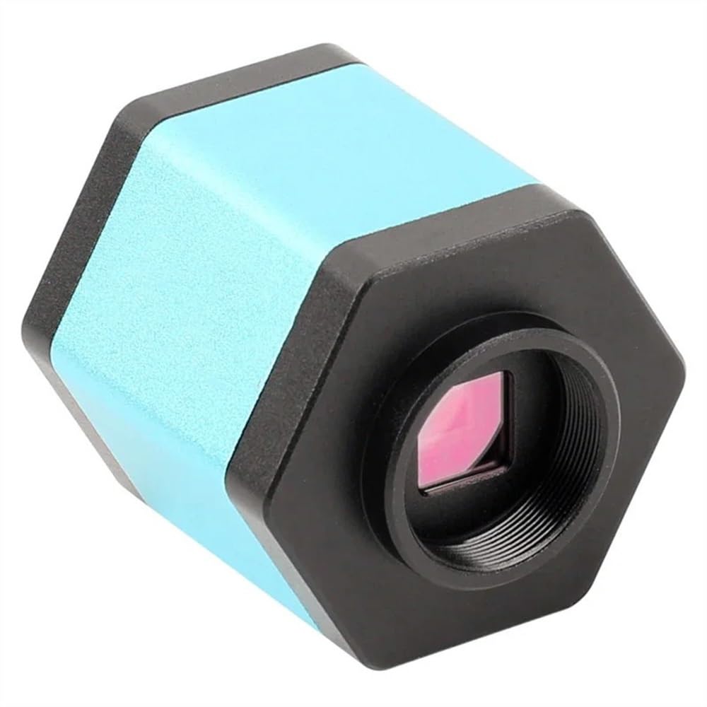 8.3MP 4K HDMI Microscope Camera with 200X Lens - 1080P 60FPS USB Type C Industrial Microscope Accessories Kit (Includes Microscope Slides) - Perfect for Lab Research, PCB Inspection & Biological Sample Observation