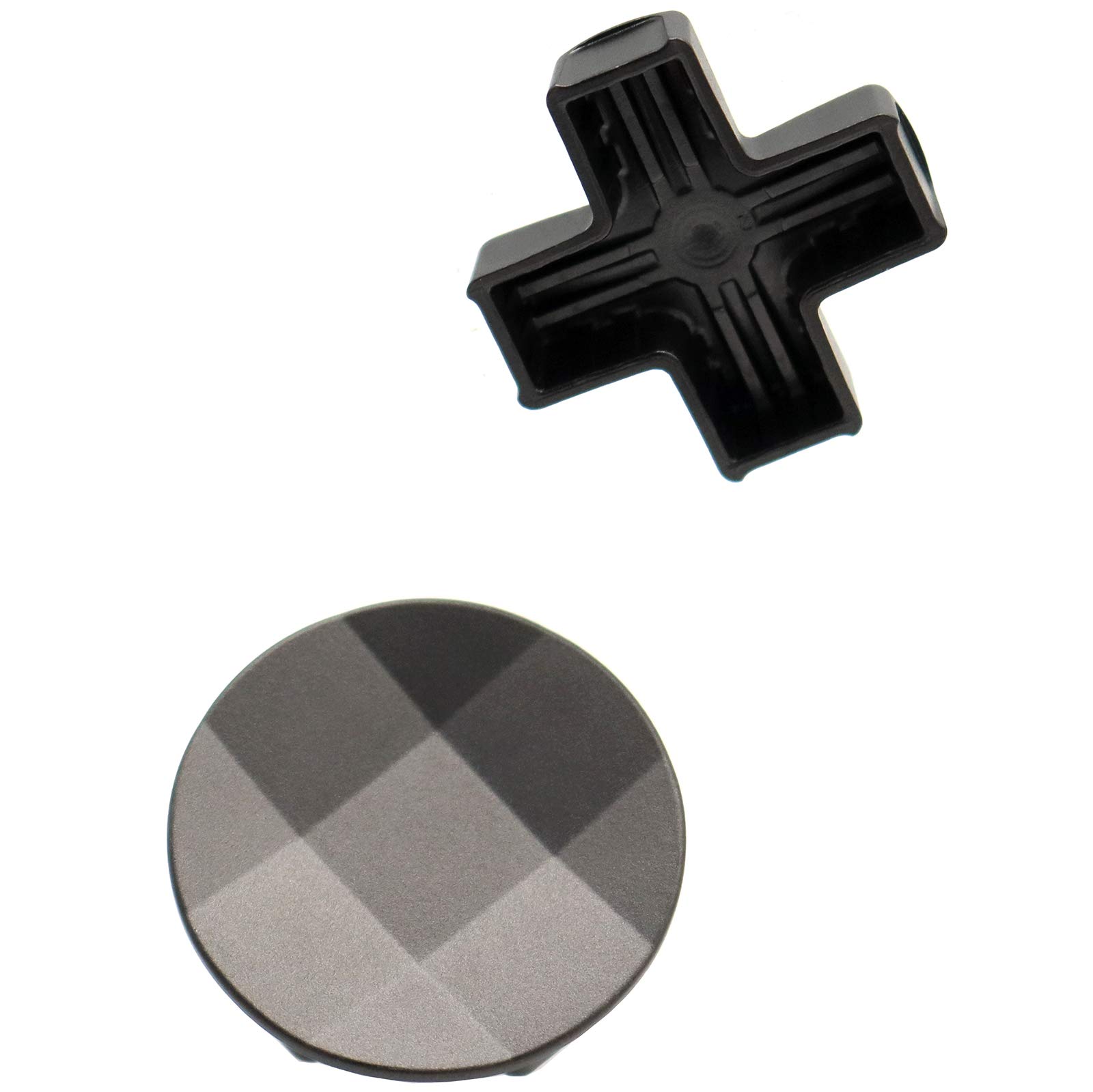 2-Pack Metal D-Pad Set for Xbox Elite 2 Controller - Standard & Faceted Replacement (Cross + Concave) - Enhanced Gaming Precision for FPS, Racing & Fighting Games
