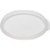 Cambro Camware 6 & 12 Quart Clear Round Food Storage Containers with Lids - BPA-Free Plastic Meal Prep Containers for Kitchen, Restaurant & Catering Use