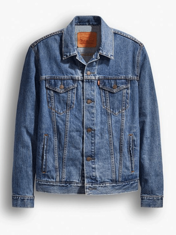 Levi's Men's Denim Trucker Jacket - Medium Wash, Classic Fit, Stylish & Durable for Casual Wear & Outdoor Activities