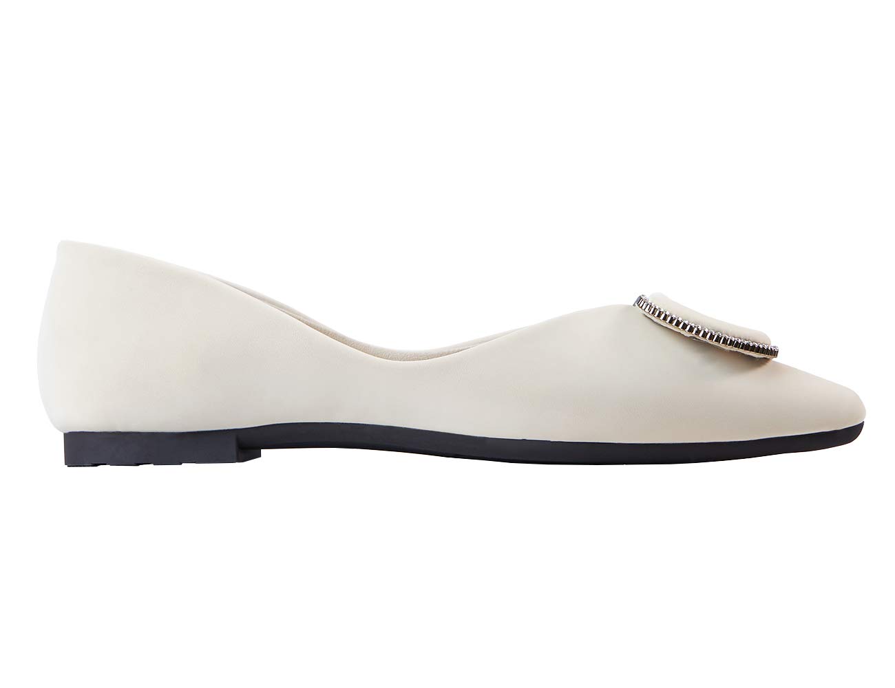 C.Paravano Women's Pointed Toe Ballet Flats - Genuine Leather Dress Shoes for Work, Office & Parties | Comfortable Designer Flats for Women (Great for Business Casual, Weddings & Evening Events)