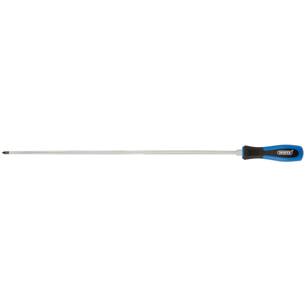 Draper 40846 Pound Thru PZ Type Screwdriver - 450mm Blade Length - Heavy Duty Screwdriver for Construction & Electrical Work - Perfect for DIY Projects & Professional Use