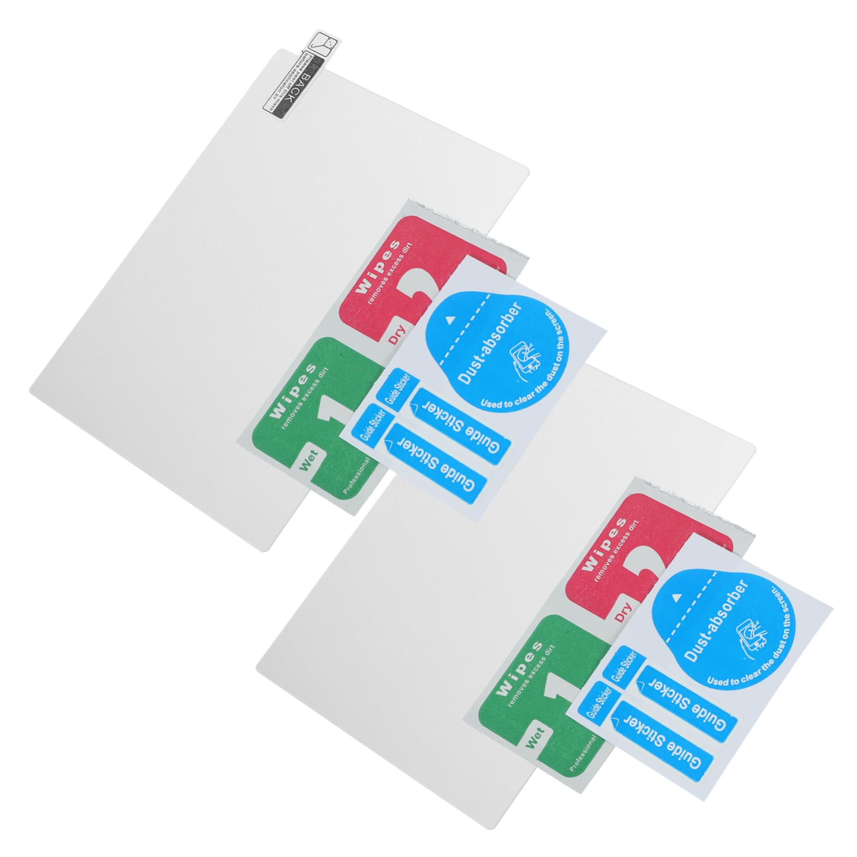 Jojofuny 2-Pack HD Screen Protector for E-Readers - Anti-Glare Tempered Glass Film Full Coverage Screen Protector Replacement - Perfect for Kindle, Kobo & Nook (Reading at Home, Travel & Outdoor Use)
