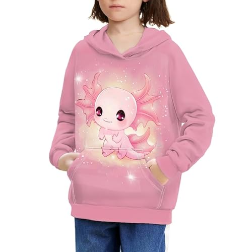 Pink Cartoon Axolotl